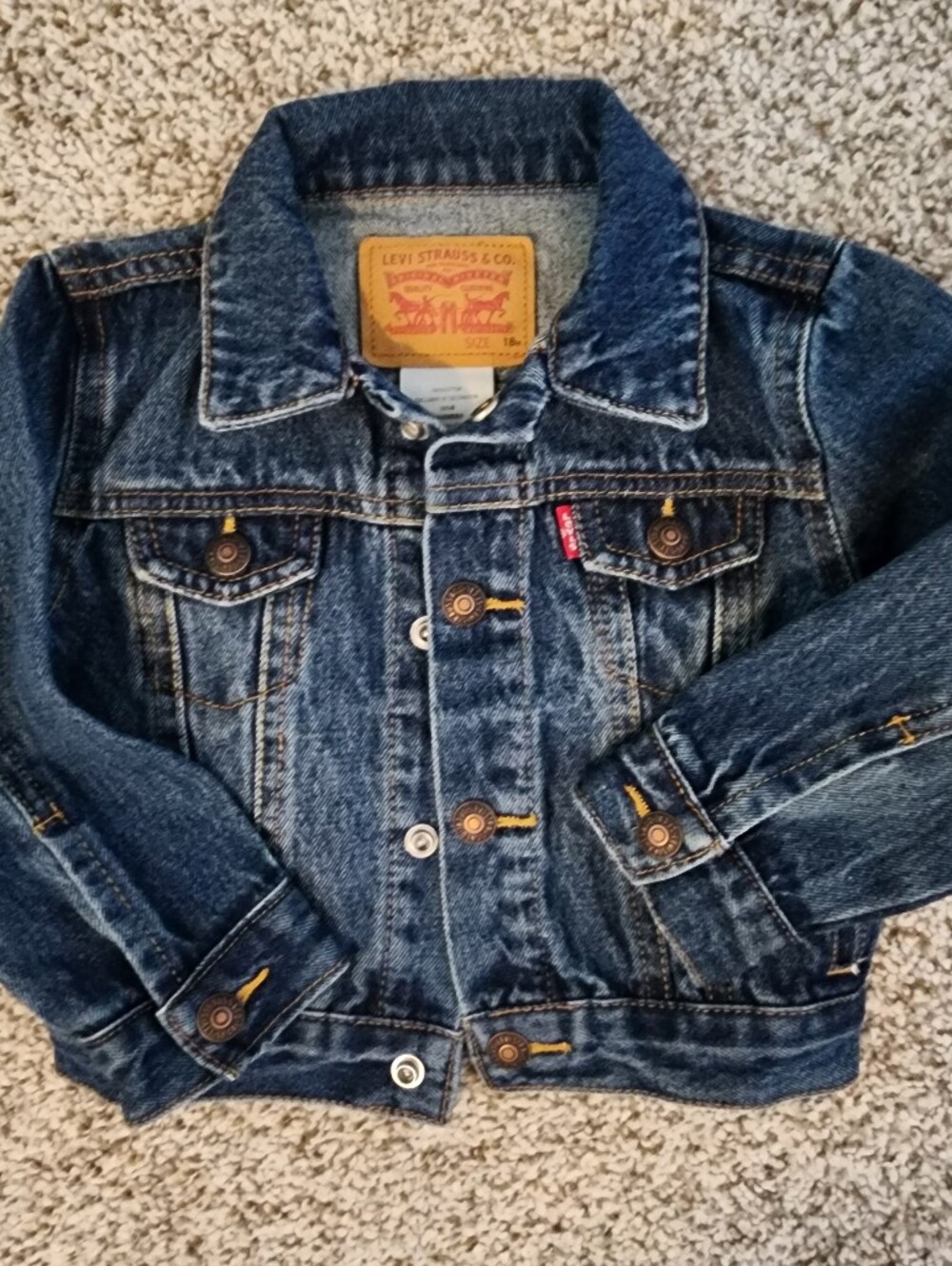 💙 Levi's Denim Classic Trucker Jacket 🚙✨Infant 18 Mon. Toddler Apparel KIDS ✨️